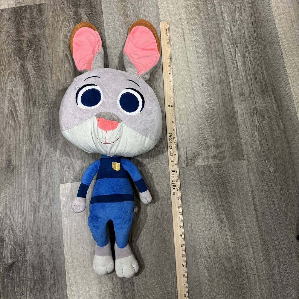 Disney Zootopia Judy Hopps Plush Large 29" Stuffed Animal Police Bunny Jay Franc - Picture 5 of 10